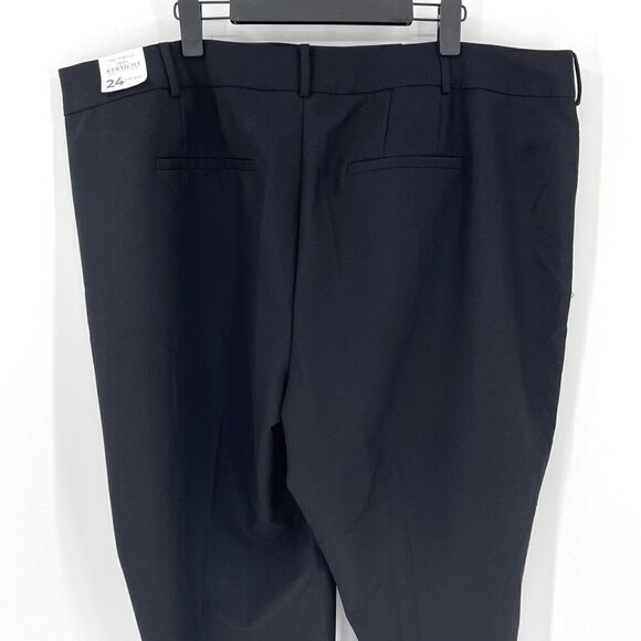 Lane Bryant Signature Fit Sequin Side Tape The Perfect Drape Straight Pant 24 - Picture 7 of 9